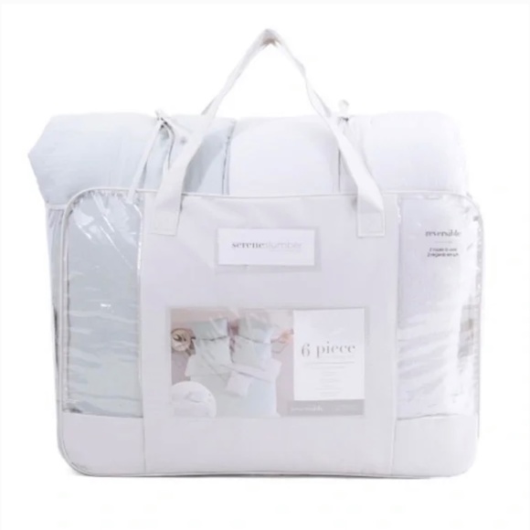 Bedding Serene Slumber Solid Year Round 6pc Comforter Set Poshmark